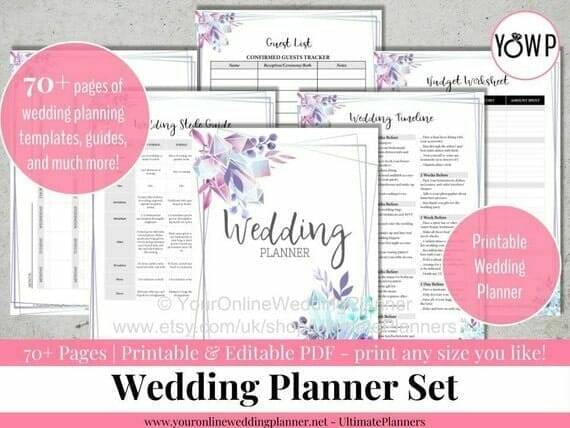 Wedding Planner Set