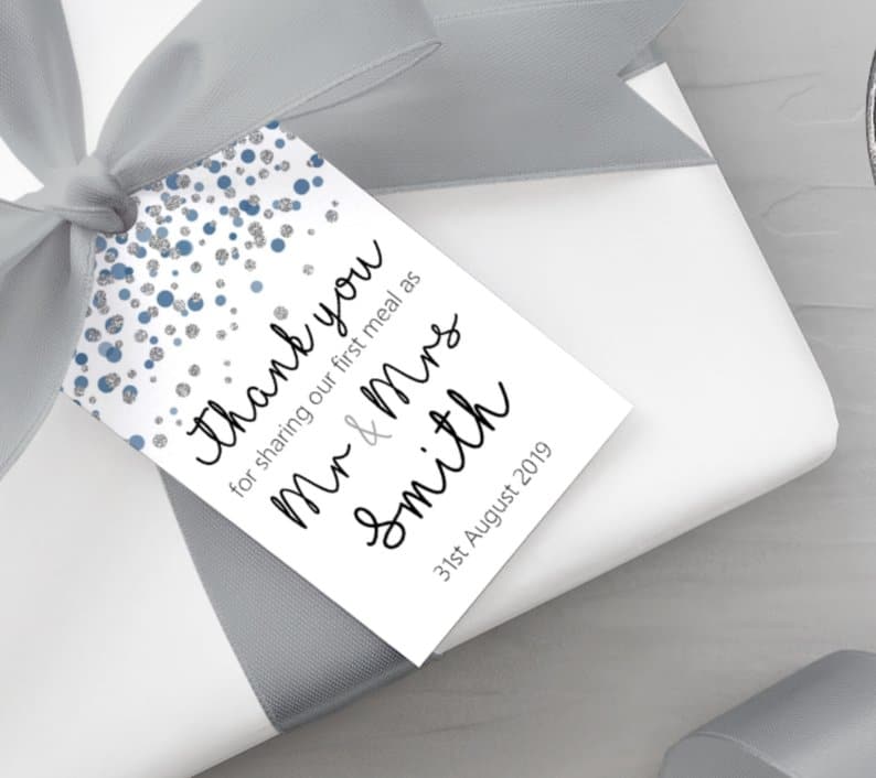 PMPrinted Wedding Favour Tags