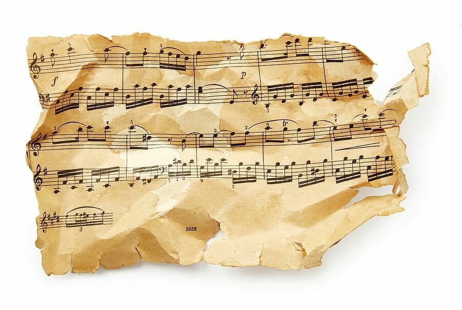 What Was The First Piece Of Sheet Music? - DoxZoo